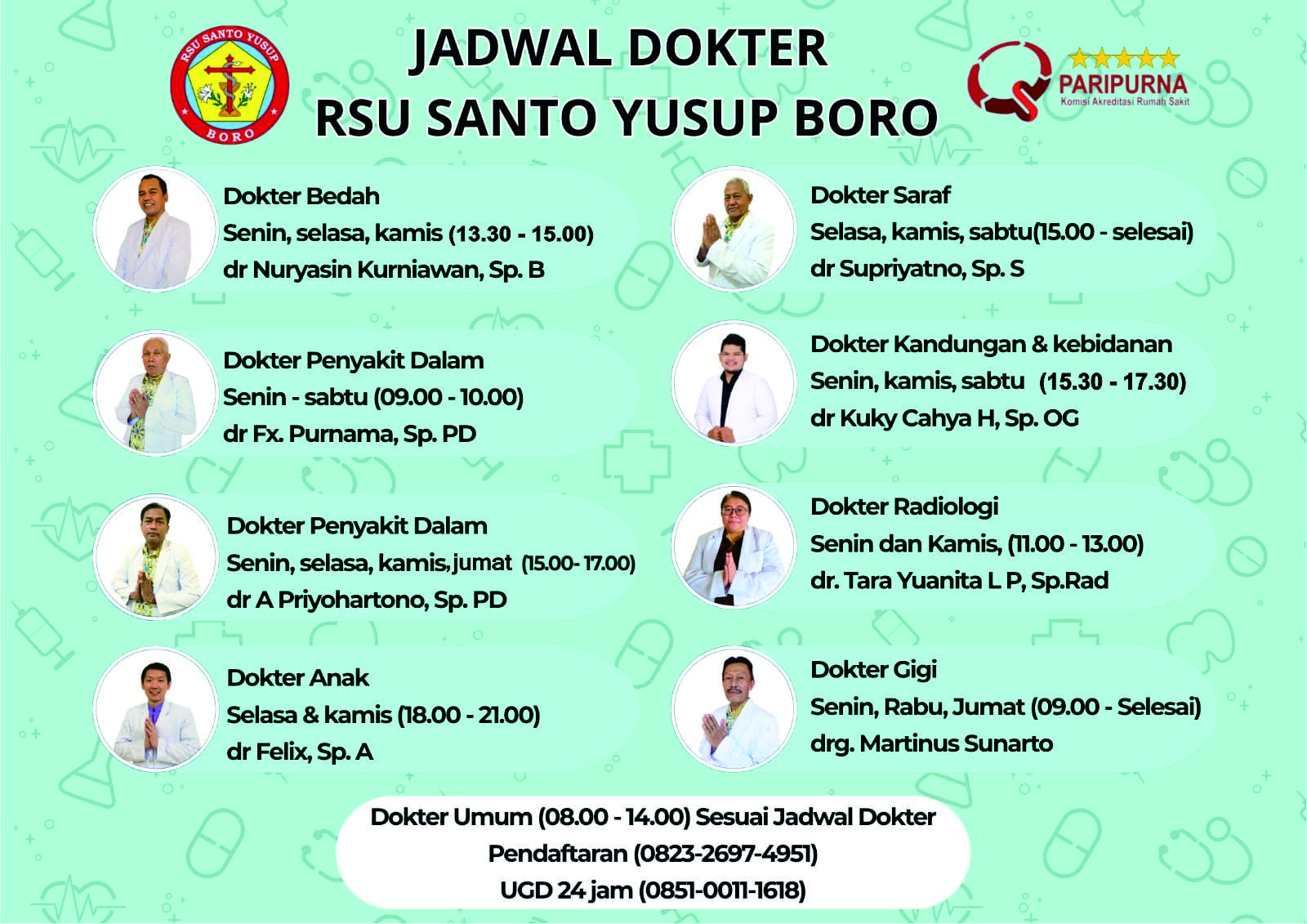 jadwal dokter 2026